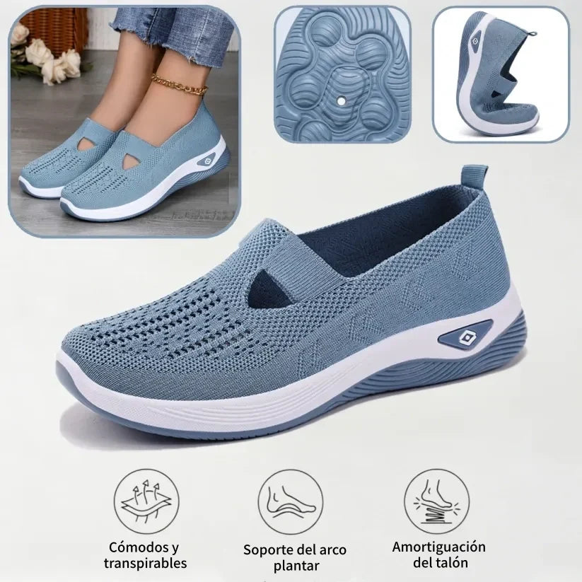 ⏰ ¡Último día! 50% de descuento 👟 Zapatos ortopédicos ergonómicos de verano | Transpirable y ligero ✅ Alivia el dolor de pies | Fácil de poner y quitar