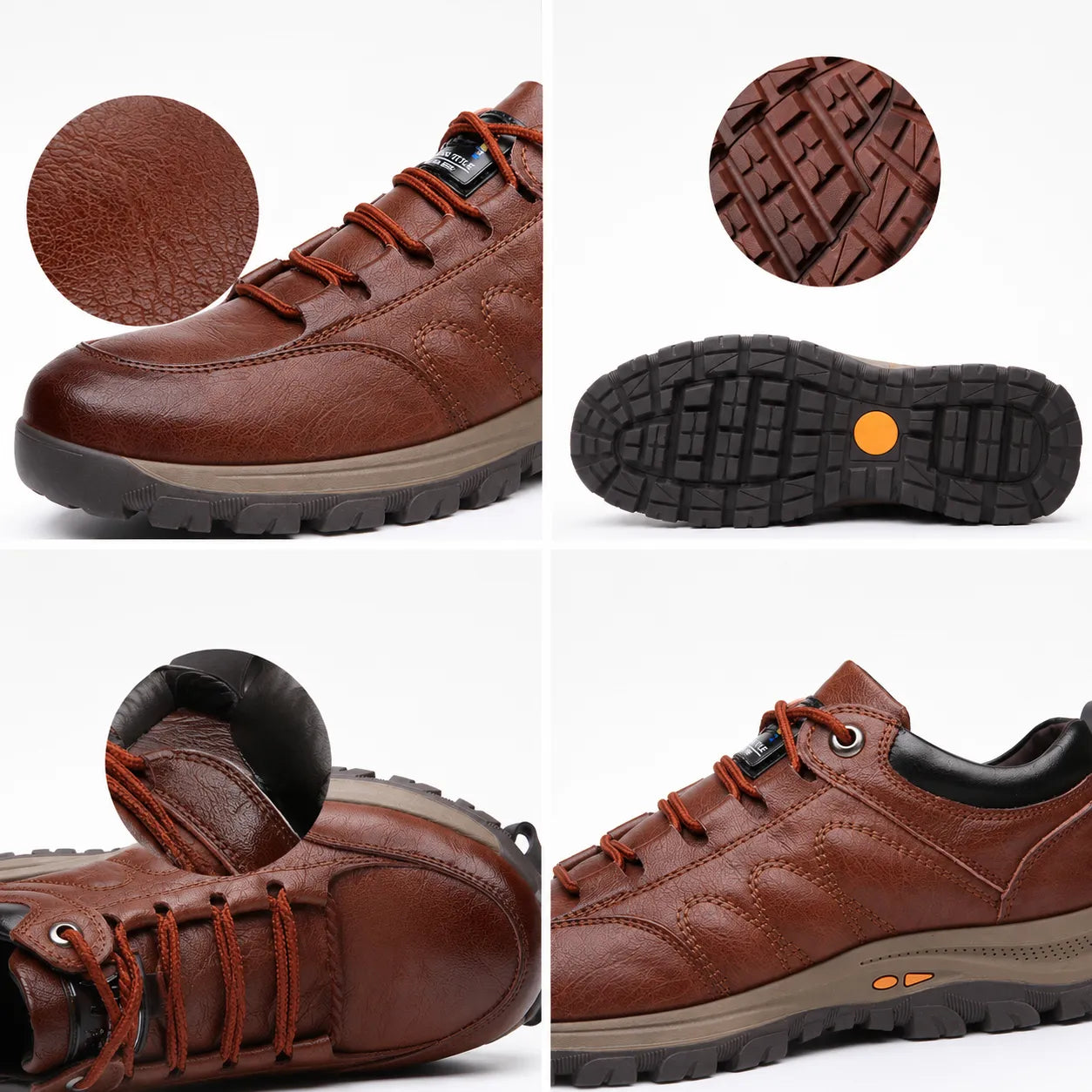 🎁Oferta por tiempo limitado: 50% de descuento🔴Zapatos de cuero genuino de alta calidad🦶Alivian el dolor de pies y la fascitis plantar - Impermeables y antideslizantes✅Disponibles en varias tallas