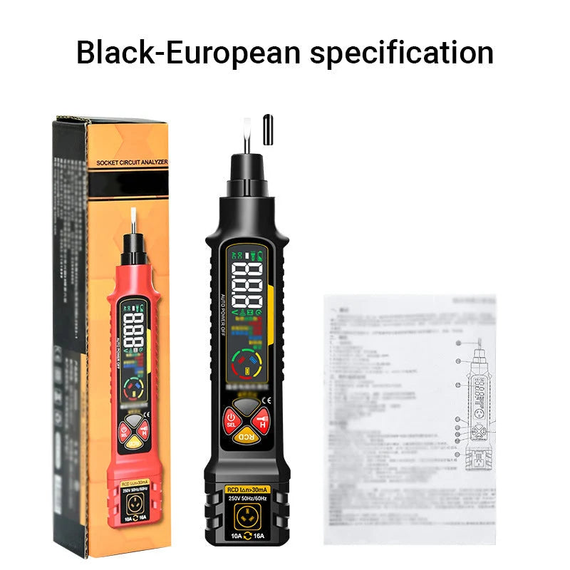 ⚡ Multifunkcionális intelligens teljesítménymérő 🛡️👨 🔧 Kerüld el az áramütés kockázatát! ⚠️