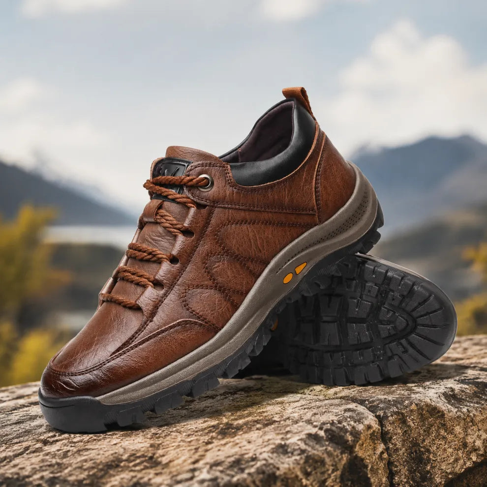 🎁Oferta por tiempo limitado: 50% de descuento🔴Zapatos de cuero genuino de alta calidad🦶Alivian el dolor de pies y la fascitis plantar - Impermeables y antideslizantes✅Disponibles en varias tallas