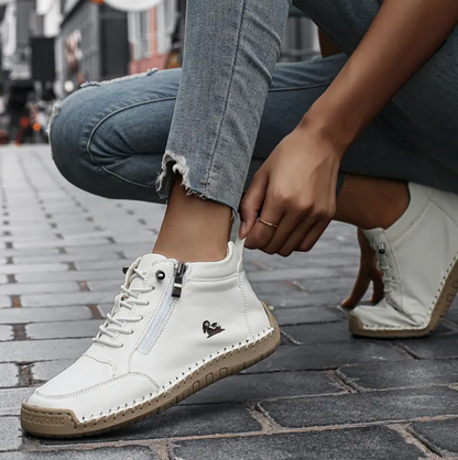 🔥 -50% DTO. | Zapatos Ergonómicos de Piel Premium 👞 Antideslizantes e Impermeables ✅Soporte Plantar, Unisex