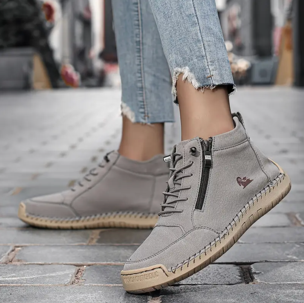 🔥 -50% DTO. | Zapatos Ergonómicos de Piel Premium 👞 Antideslizantes e Impermeables ✅Soporte Plantar, Unisex