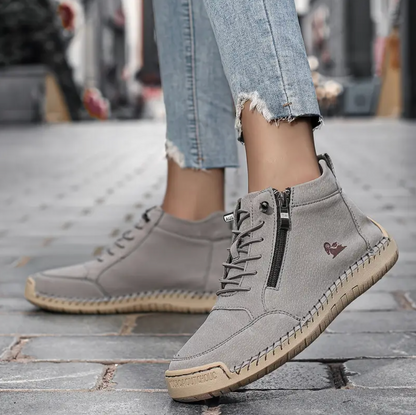 🔥 -50% DTO. | Zapatos Ergonómicos de Piel Premium 👞 Antideslizantes e Impermeables ✅Soporte Plantar, Unisex