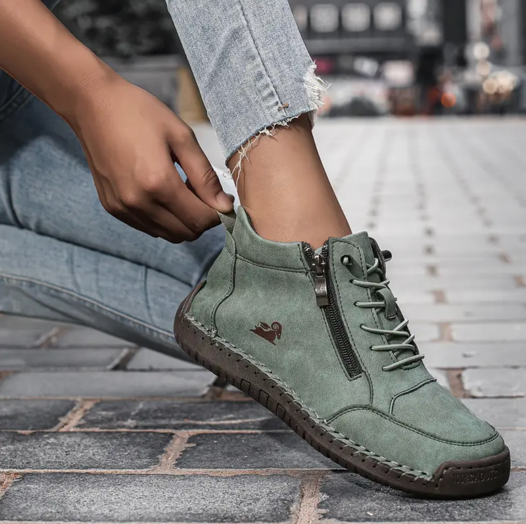 🔥 -50% DTO. | Zapatos Ergonómicos de Piel Premium 👞 Antideslizantes e Impermeables ✅Soporte Plantar, Unisex
