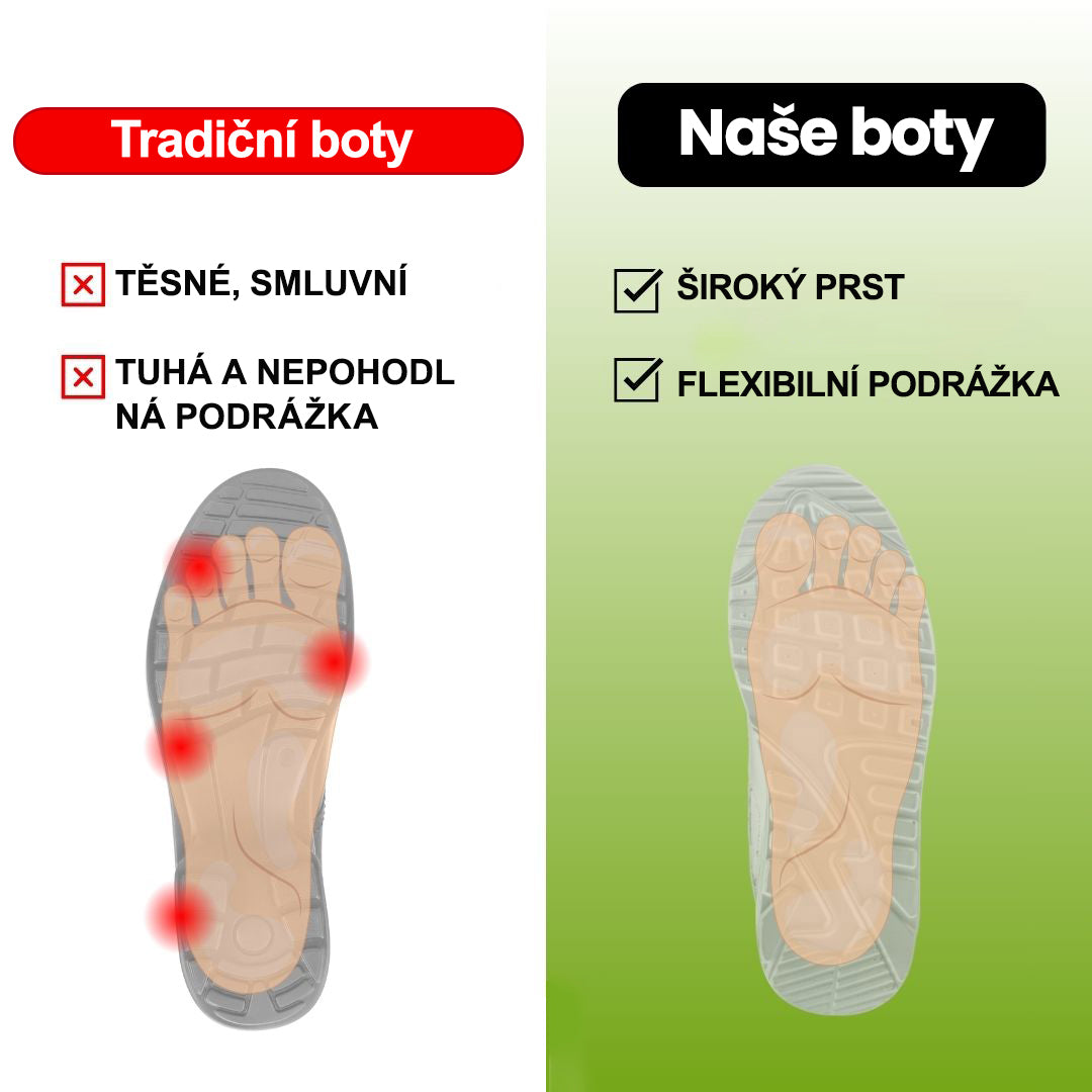 Zapatos ortopédicos con acolchado bstoora® | Suaves y cómodos, unisex, con un diseño ergonómico para aliviar las molestias durante todo el día.