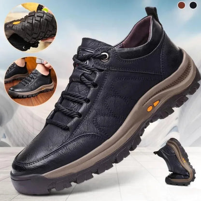 🎁Oferta por tiempo limitado: 50% de descuento🔴Zapatos de cuero genuino de alta calidad🦶Alivian el dolor de pies y la fascitis plantar - Impermeables y antideslizantes✅Disponibles en varias tallas