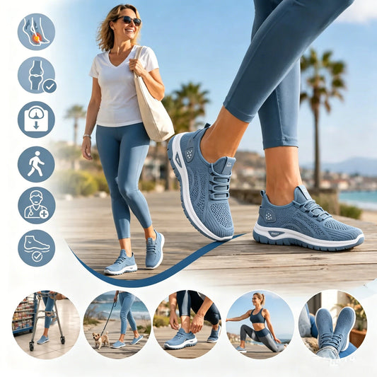 🔥 50% de descuento hoy - ¡no te lo pierdas! ⏰ Zapatos ortopédicos de diseño ergonómico con soporte para el arco👞 Alivia fácilmente el dolor de pie ✅Cómodo y transpirable