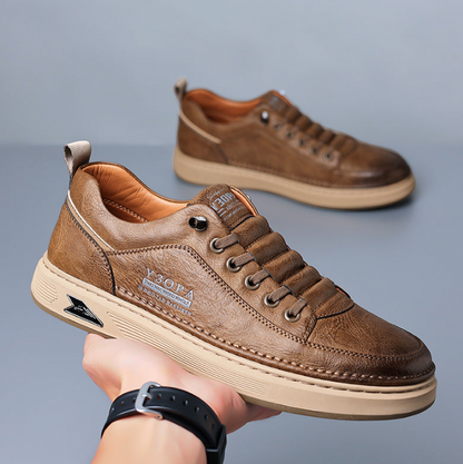 Bstoora® 【⏰¡Hoy a mitad de precio! ⚡】Zapatos de piel española hechos a mano | Elegantes y refinados | Cómodos y transpirables | Alivian el dolor de pies | Acompañan al hombre en cada paso