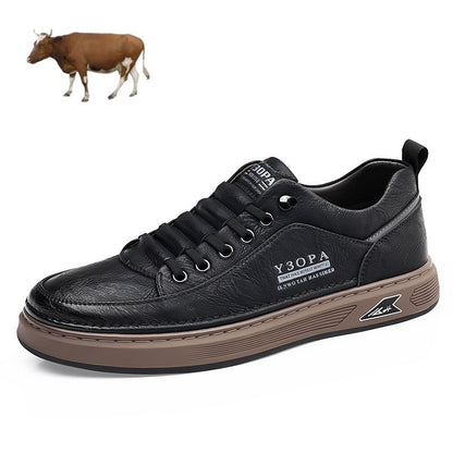 Bstoora® 【⏰¡Hoy a mitad de precio! ⚡】Zapatos de piel española hechos a mano | Elegantes y refinados | Cómodos y transpirables | Alivian el dolor de pies | Acompañan al hombre en cada paso