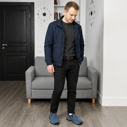 🎁 Zapatillas de senderismo ortopédicas de moda — Ante cosido a mano 👟 Impermeables y antideslizantes ✅ Soporte para el arco del pie — Caminar cómodamente.