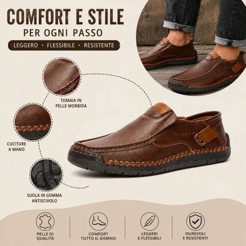 [50% de descuento por tiempo limitado, no te lo pierdas] Diseño ergonómico: zapatos de cuero modernos, suaves y cómodos (más cómodos)
