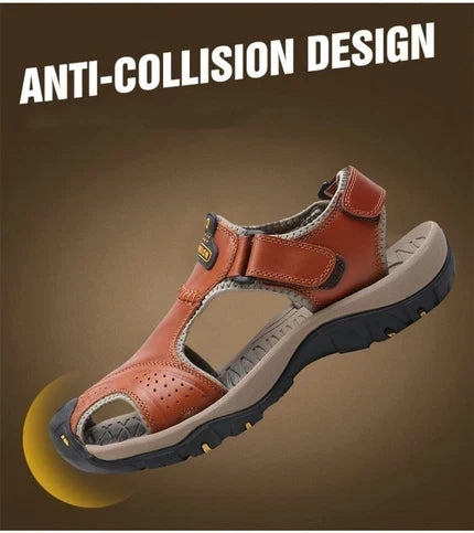 Bstoora|【⏰Nuevas sandalias para hombre, ¡50% de descuento hoy!】 Fabricadas en piel de vacuno de primera calidad, estas sandalias son cómodas, transpirables y alivian la fatiga del pie. Una opción ideal para el verano.