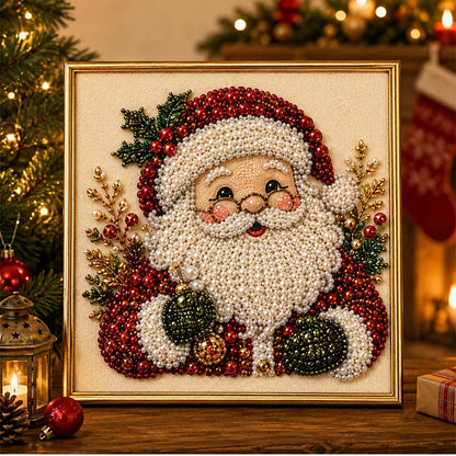 🎄 Karácsonyi Gyöngy és Strassz Festőkészlet – Kézműves DIY Foglalkozás Gyerekeknek és Felnőtteknek