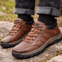 🎁Oferta por tiempo limitado: 50% de descuento🔴Zapatos de cuero genuino de alta calidad🦶Alivian el dolor de pies y la fascitis plantar - Impermeables y antideslizantes✅Disponibles en varias tallas