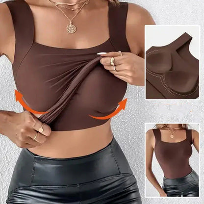 👗Alakformáló felső beépített melltartóval, búcsút inthetsz a dudoroknak és a ruha alatti kényelmetlen alakformálásnak.