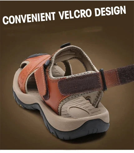 Bstoora|【⏰Nuevas sandalias para hombre, ¡50% de descuento hoy!】 Fabricadas en piel de vacuno de primera calidad, estas sandalias son cómodas, transpirables y alivian la fatiga del pie. Una opción ideal para el verano.