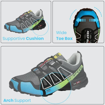 🎉¡Último día! ¡50% de descuento!✅ Zapatos ortopédicos adecuados para personas con problemas en los pies, zapatos de senderismo con soporte que brindan apoyo al arco, alivian el dolor articular y de los pies, son antideslizantes y cómodos.