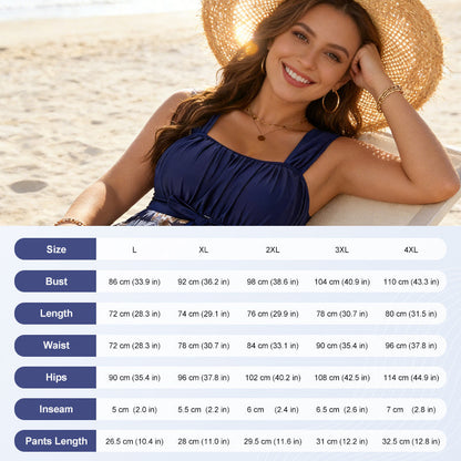 👙 Plus Size Alakformáló Bikini Szett – Hasat Laposító & Dekoltázst Emelő
