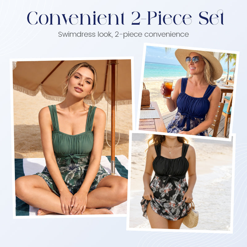 👙 Plus Size Alakformáló Bikini Szett – Hasat Laposító & Dekoltázst Emelő
