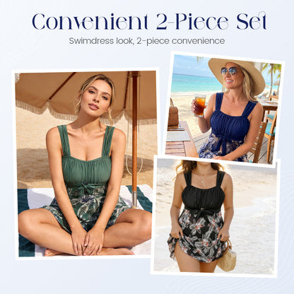 👙 Plus Size Alakformáló Bikini Szett – Hasat Laposító & Dekoltázst Emelő