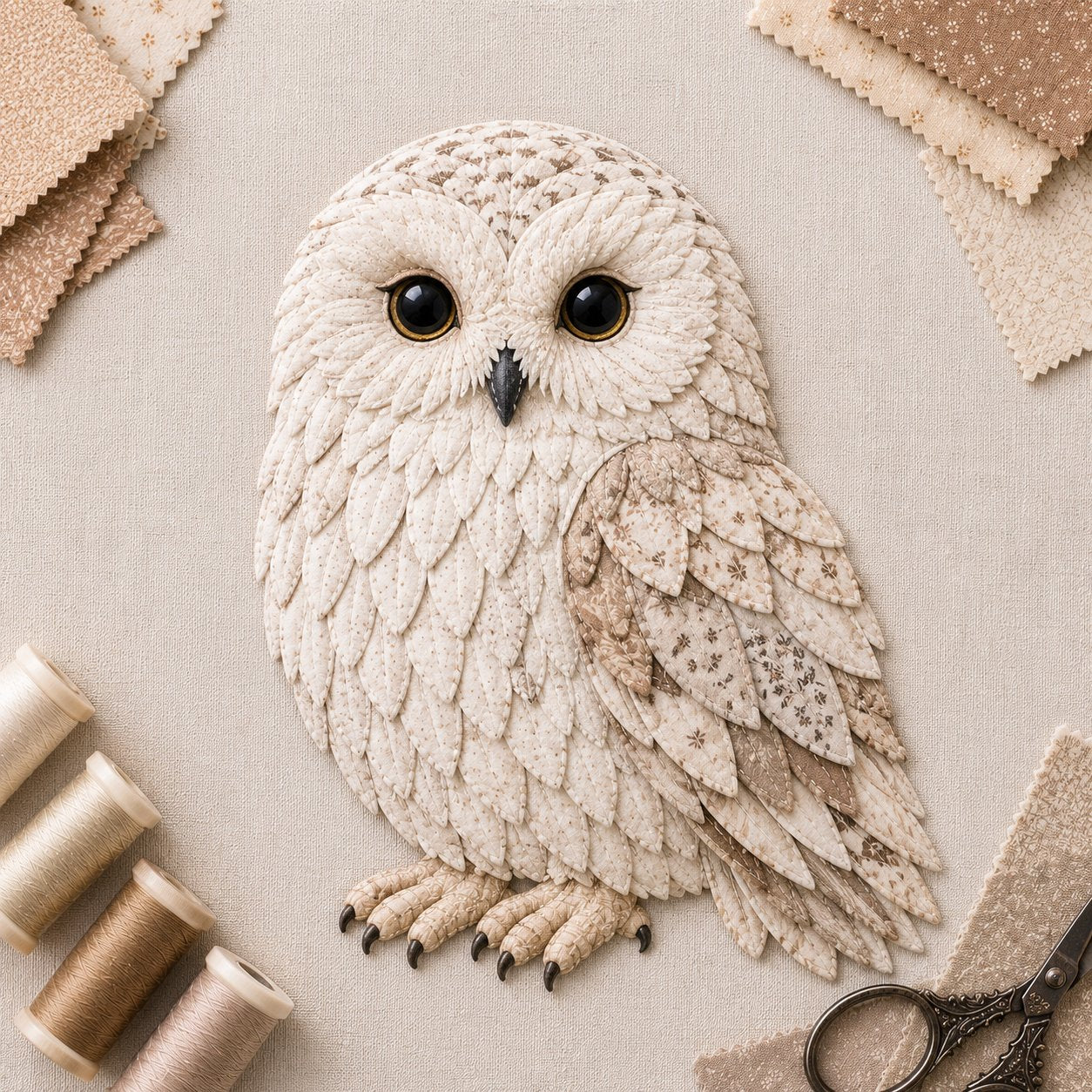 3D Patchwork Madár DIY Kézműves Készlet – Szövetből Készült Élő Madár Alkotás