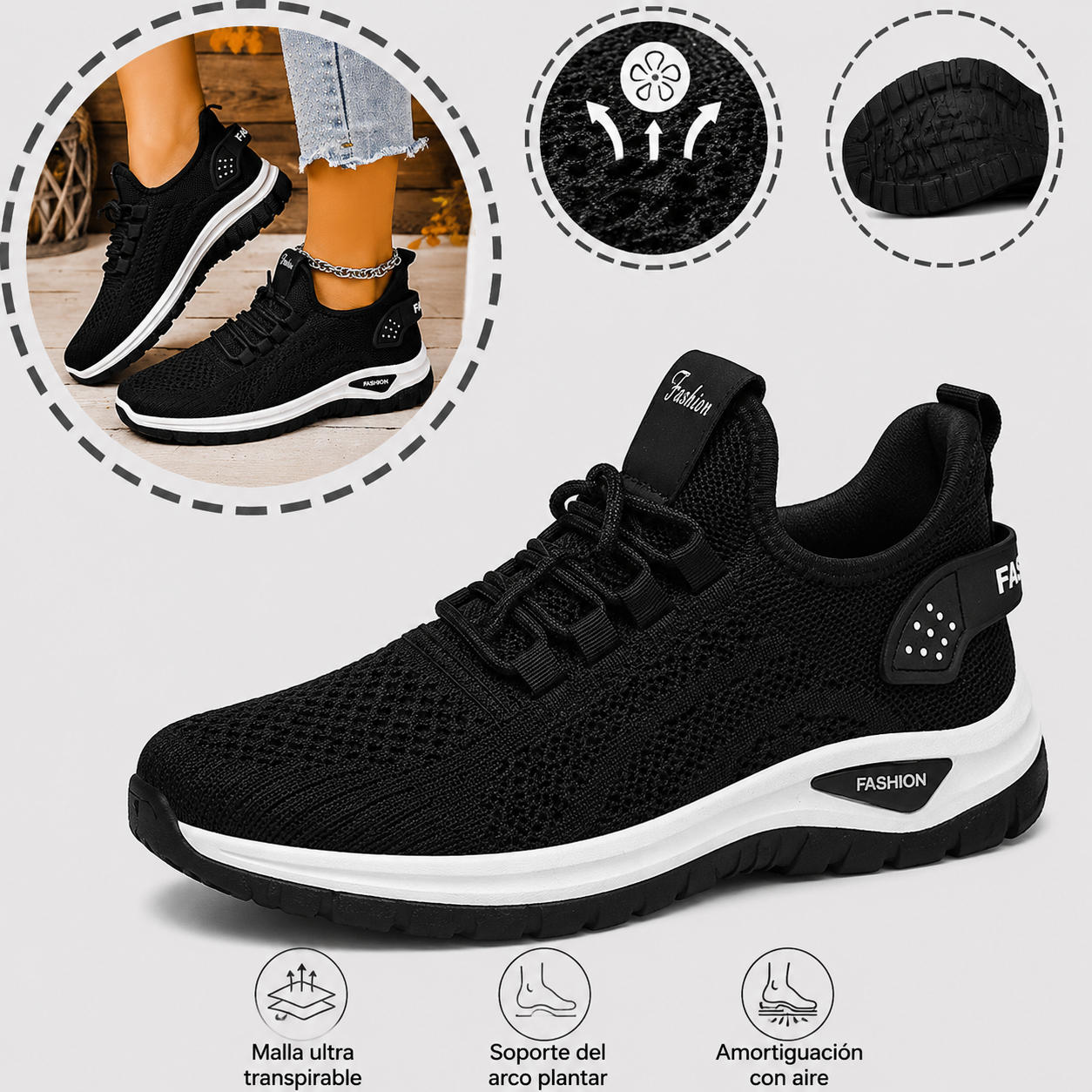 🔥 50% de descuento hoy - ¡no te lo pierdas! ⏰ Zapatos ortopédicos de diseño ergonómico con soporte para el arco👞 Alivia fácilmente el dolor de pie ✅Cómodo y transpirable
