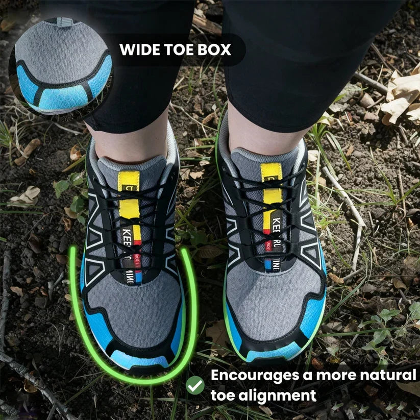 🎉¡Último día! ¡50% de descuento!✅ Zapatos ortopédicos adecuados para personas con problemas en los pies, zapatos de senderismo con soporte que brindan apoyo al arco, alivian el dolor articular y de los pies, son antideslizantes y cómodos.