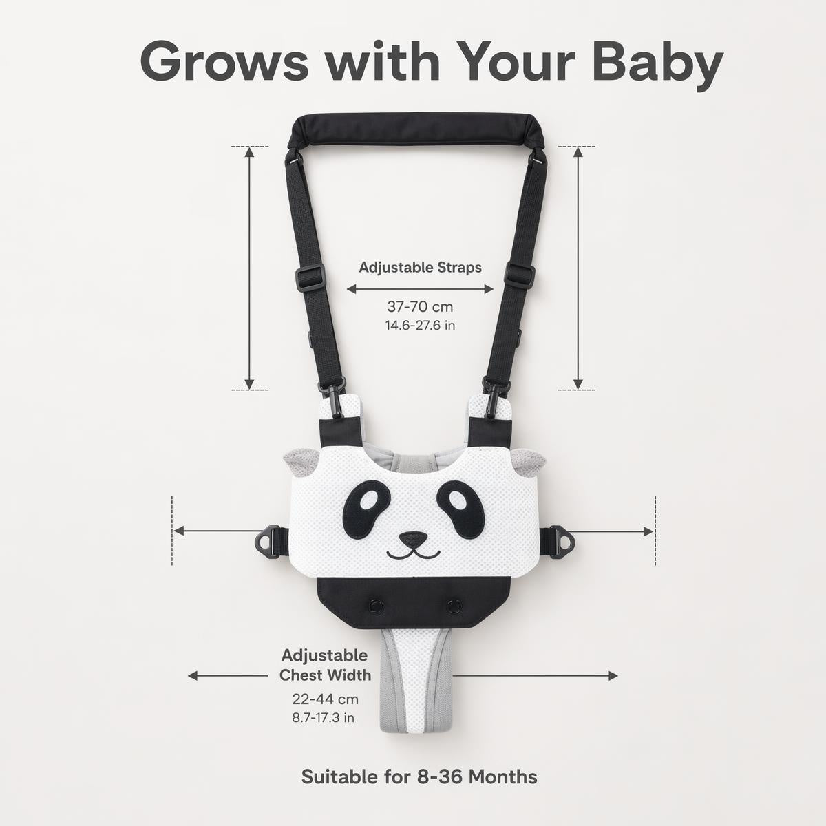 👶 Állítható babajáró heveder | Stabil tanulást segítő, biztonságos és megbízható 🛡️