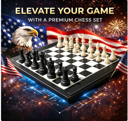 🛎🛎 Mágneses Sakkjáték Összecsukható Táblával – Utazáshoz is Tökéletes ♟♟