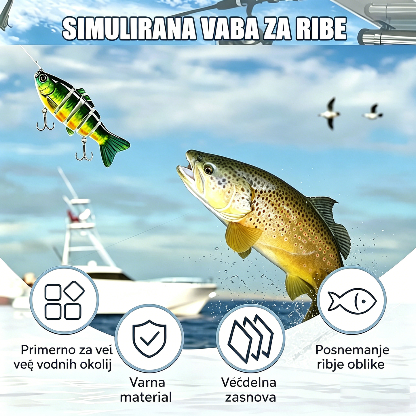 🎣【Kupite 1 dobite 1 gratis】Bioničarska plavajoča vaba🐟