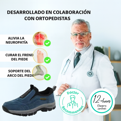 Zapatillas ortopédicas médicas Bstoora® | Zapatillas deportivas ortopédicas cómodas y de diseño ergonómico. ✅ Soporte para el arco del pie: Alivia el dolor. Envío gratuito por tiempo limitado.