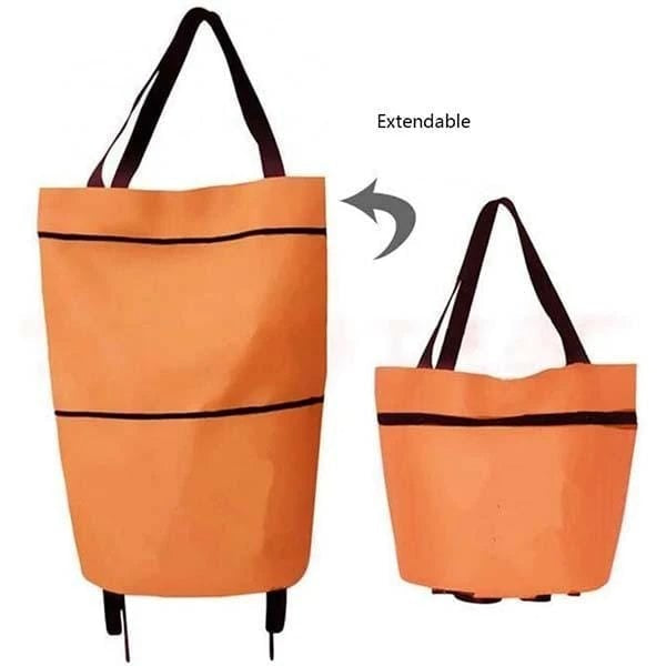 ✨2 az 1-ben bevásárlószatyor, összecsukható zöld szatyor – Tökéletes bevásárláshoz! 🛍️💪