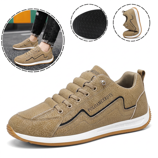 🎁Último día para disfrutar de un descuento del 50 %: ¡no te lo pierdas!⏰Fabricados en piel de ternero australiano🐂Soporte para el pie: alivia el dolor de pies✅Impermeables y antideslizantes, cómodos para caminar.