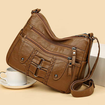 💖 Több Rekeszes, Biztonságos Női Táska – Minden Napi Holmid Elfér Benne, Stílusosan! 🎒🌟