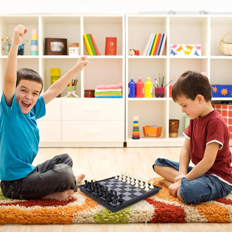 🛎🛎 Mágneses Sakkjáték Összecsukható Táblával – Utazáshoz is Tökéletes ♟♟