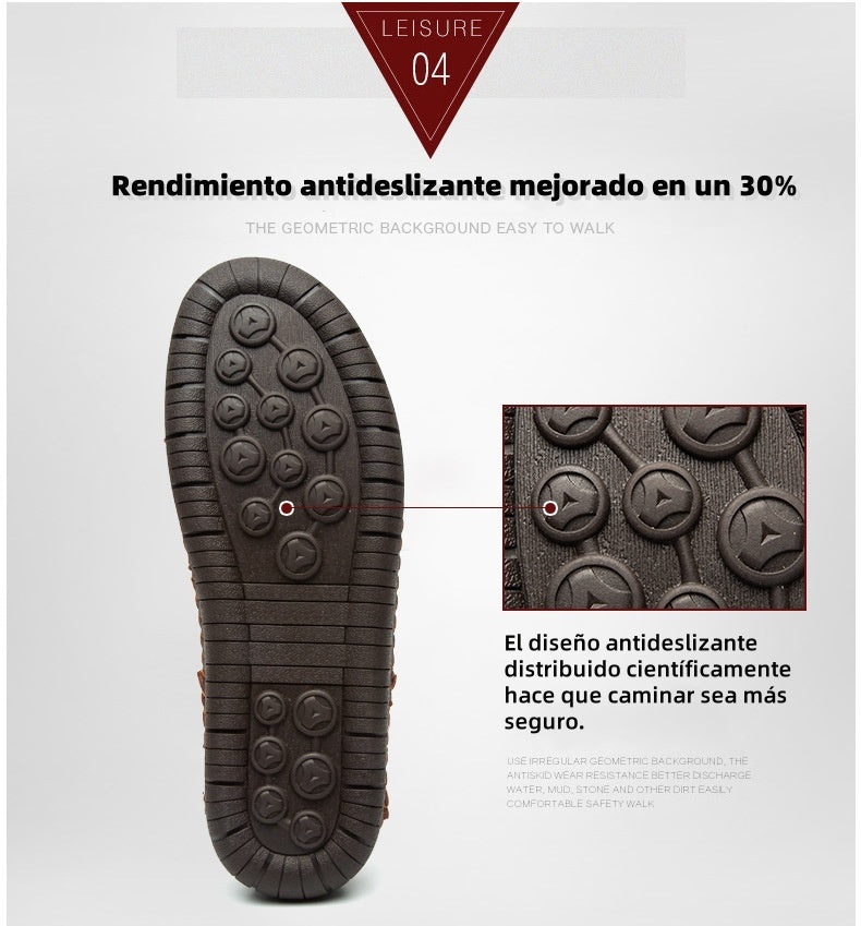 [50% de descuento por tiempo limitado, no te lo pierdas] Diseño ergonómico: zapatos de cuero modernos, suaves y cómodos (más cómodos)
