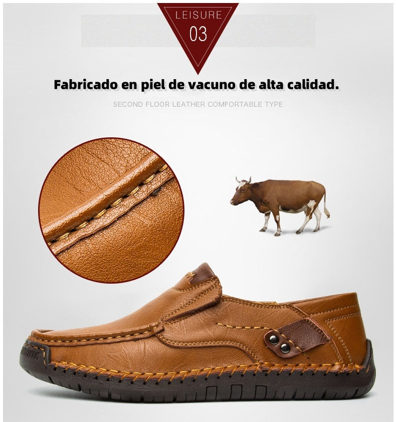 [50% de descuento por tiempo limitado, no te lo pierdas] Diseño ergonómico: zapatos de cuero modernos, suaves y cómodos (más cómodos)
