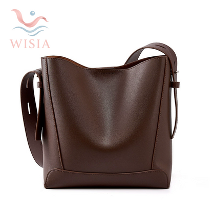 👜 50% kedvezmény - Kiváló minőségű puha bőr válltáska - nagy kapacitás és sokoldalúság!