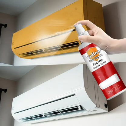 🔄Műanyag megújító spray – Fehérség visszaállítása, sárgulás eltávolítása🍀