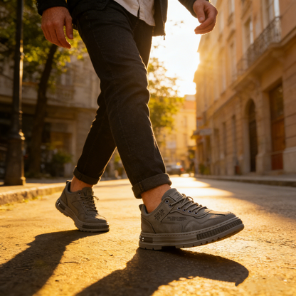 【⏰¡60% de descuento hoy! ¡No te lo pierdas!】Zapatillas ortopédicas ergonómicas con amortiguación para caminar✅️Zapatillas ortopédicas saludables diseñadas específicamente para hombres europeos.