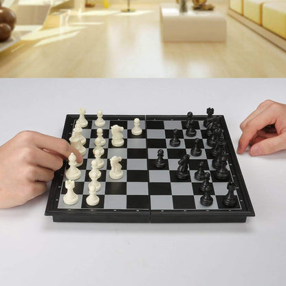 🛎🛎 Mágneses Sakkjáték Összecsukható Táblával – Utazáshoz is Tökéletes ♟♟
