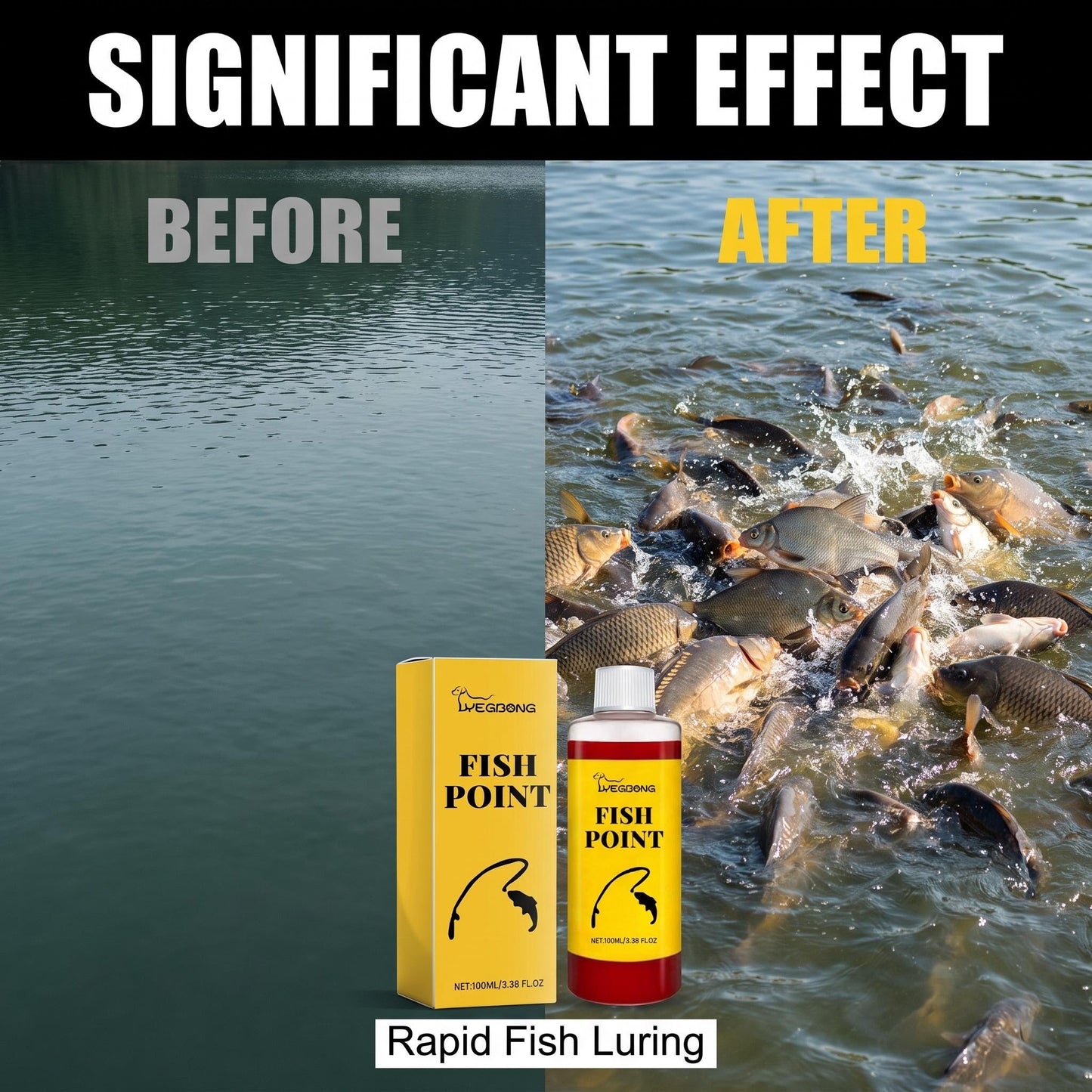 Erőteljes Horgászcsali – Földigiliszta-kivonat, Halólaj és Garnélarákpor