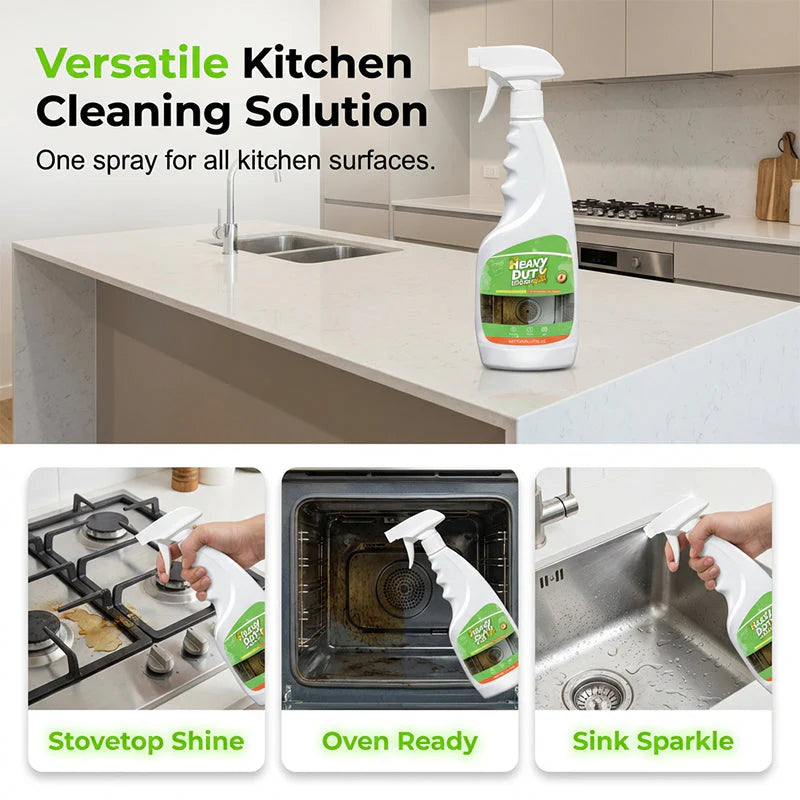 🏡🧼Erőteljes konyhai zsíroldó spray💦 Eltávolítja a zsírt, olajat és szennyeződéseket – Utánvétes fizetés lehetséges ✨