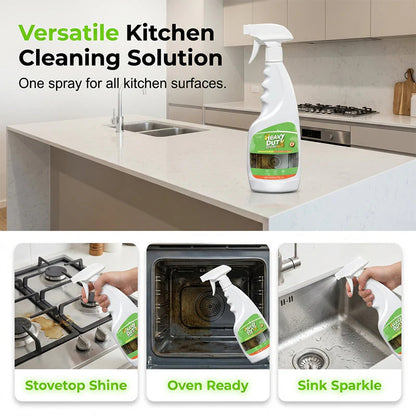 🏡🧼Erőteljes konyhai zsíroldó spray💦 Eltávolítja a zsírt, olajat és szennyeződéseket – Utánvétes fizetés lehetséges ✨