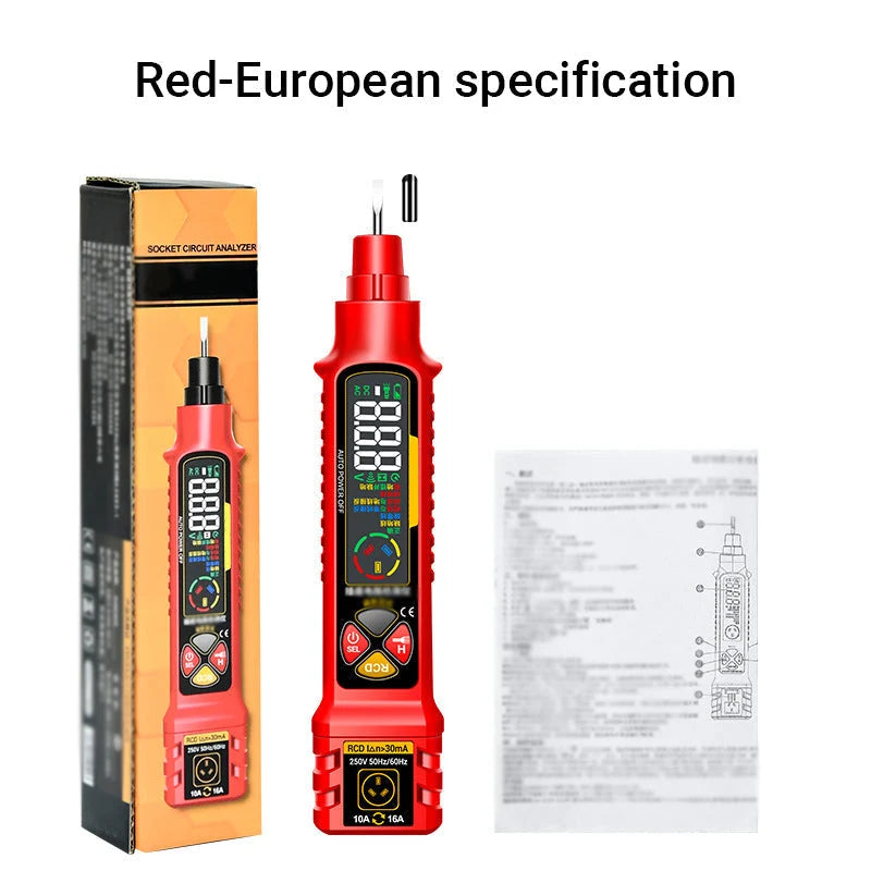 ⚡ Multifunkcionális intelligens teljesítménymérő 🛡️👨 🔧 Kerüld el az áramütés kockázatát! ⚠️