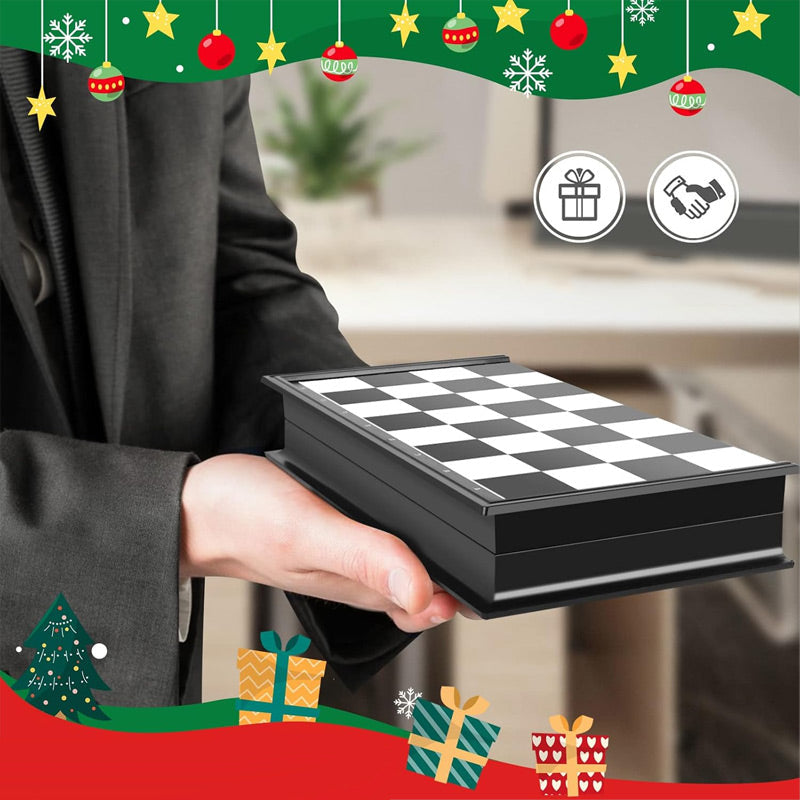 🛎🛎 Mágneses Sakkjáték Összecsukható Táblával – Utazáshoz is Tökéletes ♟♟