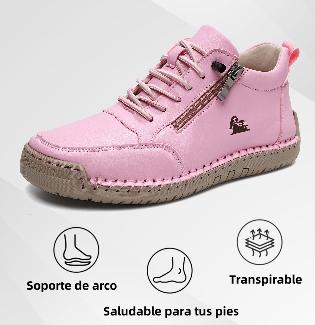 🔥 -50% DTO. | Zapatos Ergonómicos de Piel Premium 👞 Antideslizantes e Impermeables ✅Soporte Plantar, Unisex
