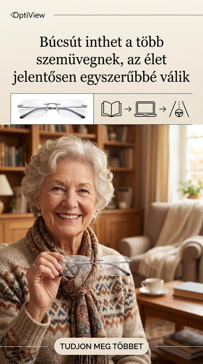 🔥1+1 ingyenes🔍👀 Közelre és távolra is éles látás | Öntérfókuszú olvasószemüveg👓