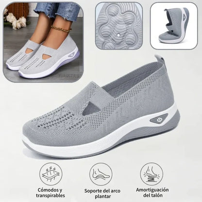 ⏰ ¡Último día! 50% de descuento 👟 Zapatos ortopédicos ergonómicos de verano | Transpirable y ligero ✅ Alivia el dolor de pies | Fácil de poner y quitar
