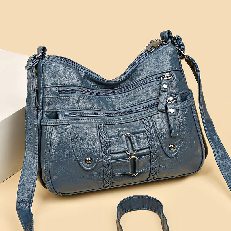💖 Több Rekeszes, Biztonságos Női Táska – Minden Napi Holmid Elfér Benne, Stílusosan! 🎒🌟